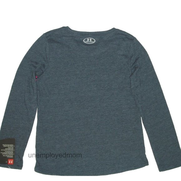 Nike Under Armour Tee Big Swoosh 3D Logo Top Shirt Lot Athletics Girls BTS - Picture 7 of 8